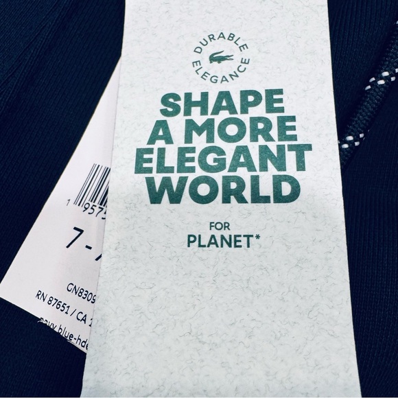 Lacoste Men’s Navy Blue Shorts NWT drawstring waist sz XXL (7) - Picture 5 of 13